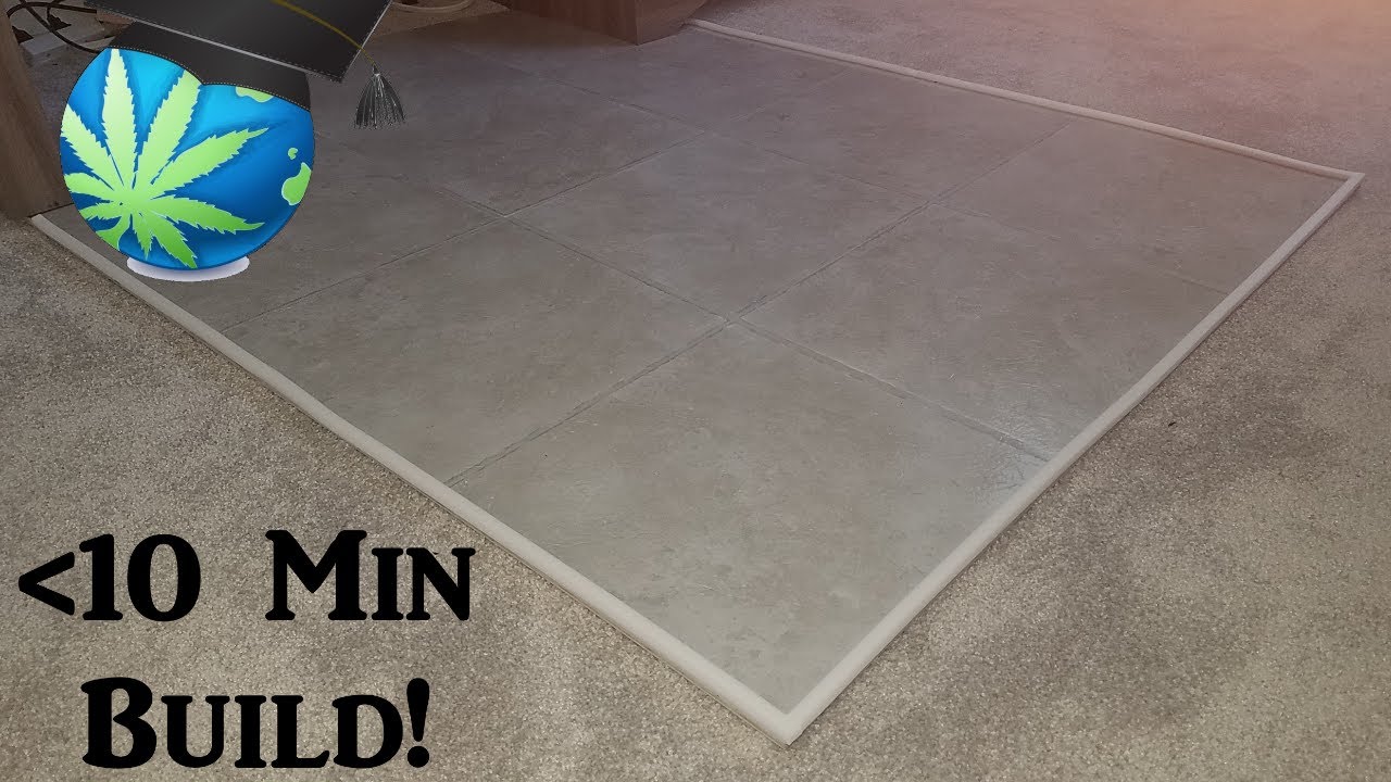 Build An Office Mat Tutorial - Easy & Cheaper Vs Rubber Chair Pad