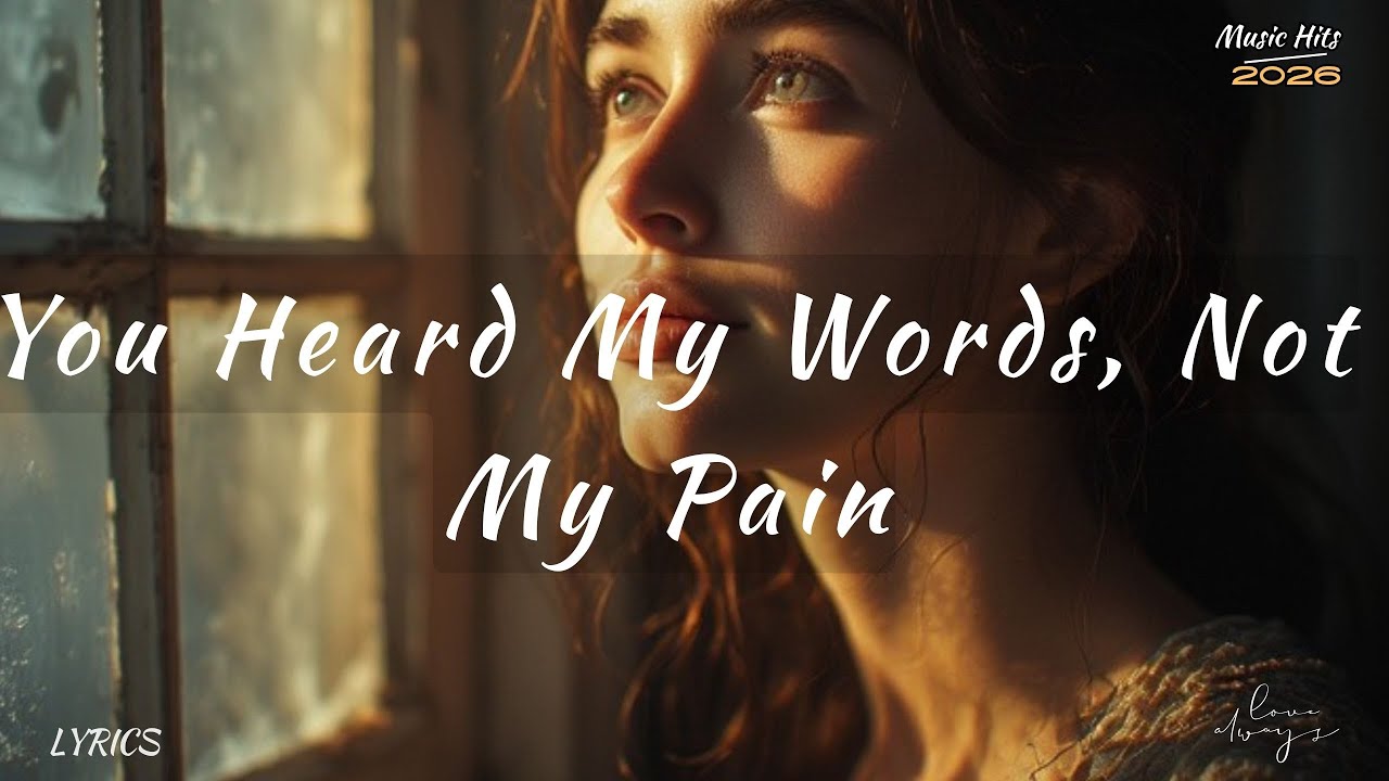 You Heard My Words, Not My Pain | A Song for the Unheard
