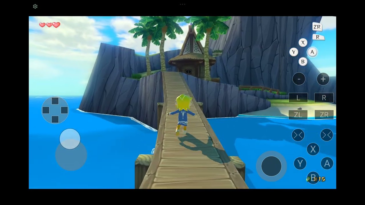 The Legend of Zelda: The Wind Waker HD on Cemu Android on Xiaomi Pad 7 and MY setup.