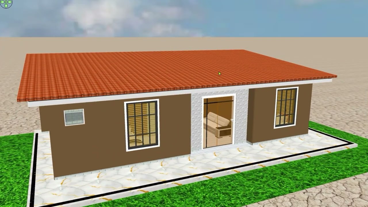 Casa pequena com dois dormitorios
