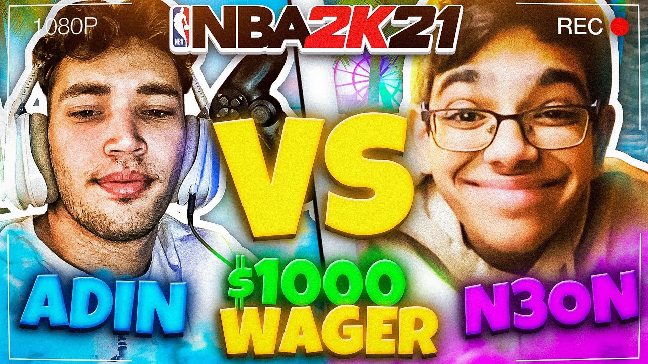 Ronnie 2k's Son goes Against Adin Ross in $1000 Wager... It got HEATED!!! (NBA 2K21 BO7 Wager)