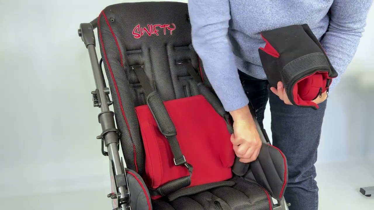 Swifty Reha Buggy - Montage Sitzverkleinerer / Installation Seat depth (with seat minimizer)