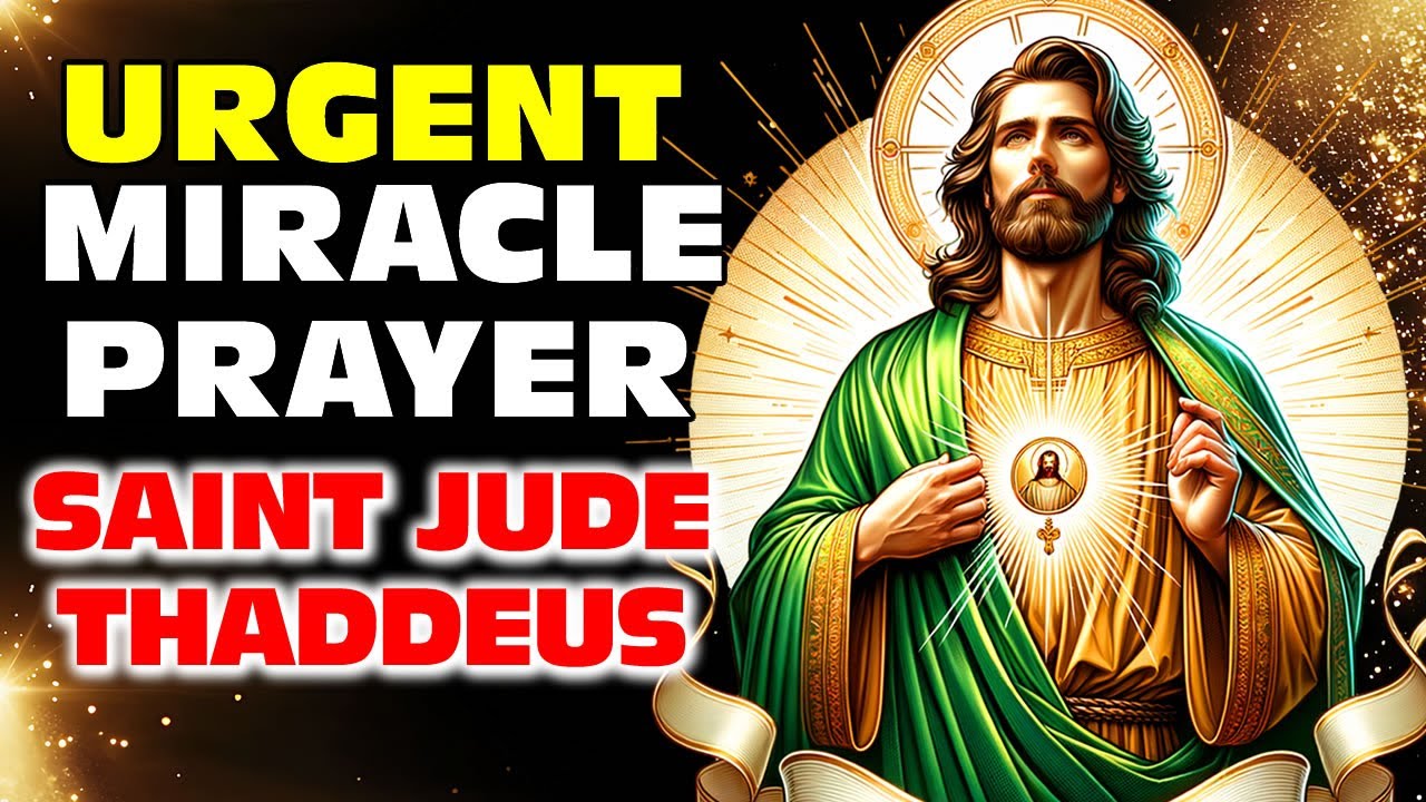 💚 Saint Jude – Pray This Powerful Prayer Once and Receive an Urgent Miracle