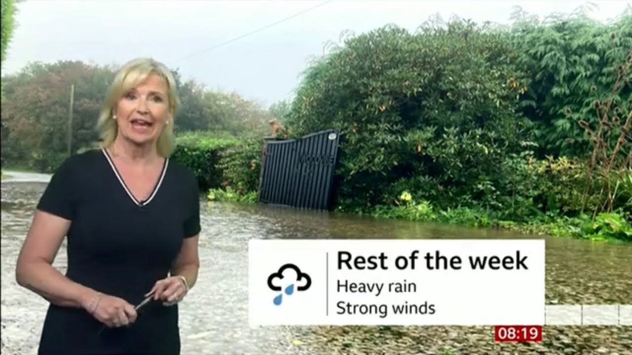 BBC weather : Storm Babet to bring heavy rain and strong winds in UK