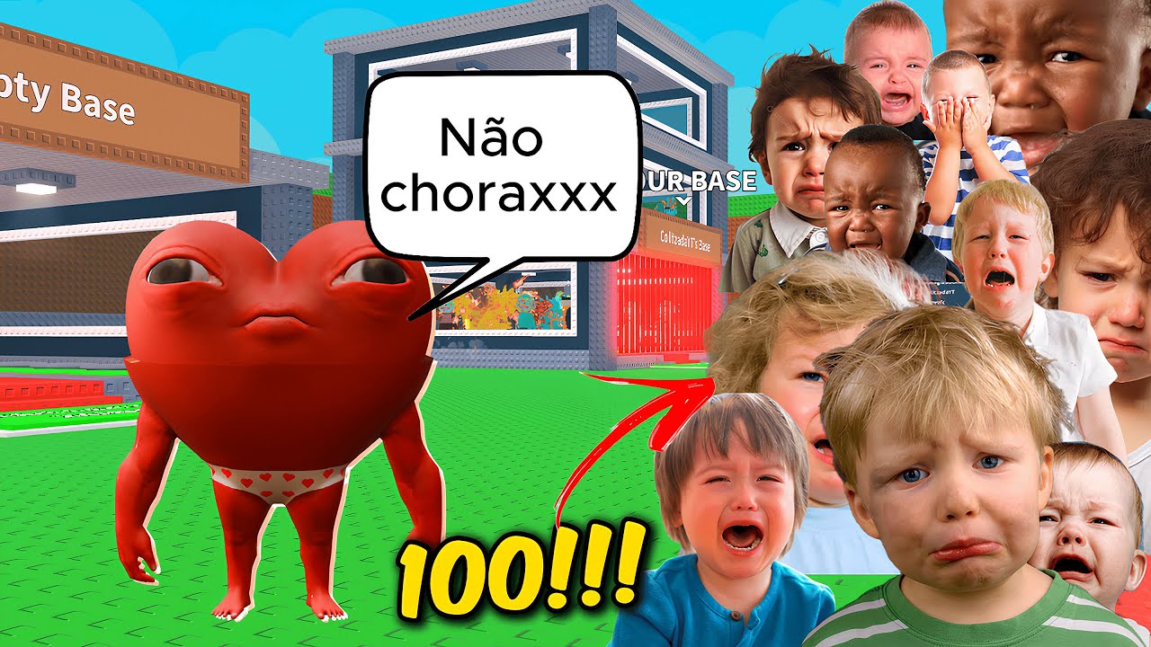 NÃO CHORAXX ROUBOU 100 CRIANÇAS MIMADAS NO ROUBE UM BRAINROT😂*choraram muito*