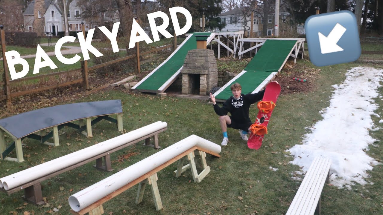 How To Build Boxes and Rails (Snowboarding)