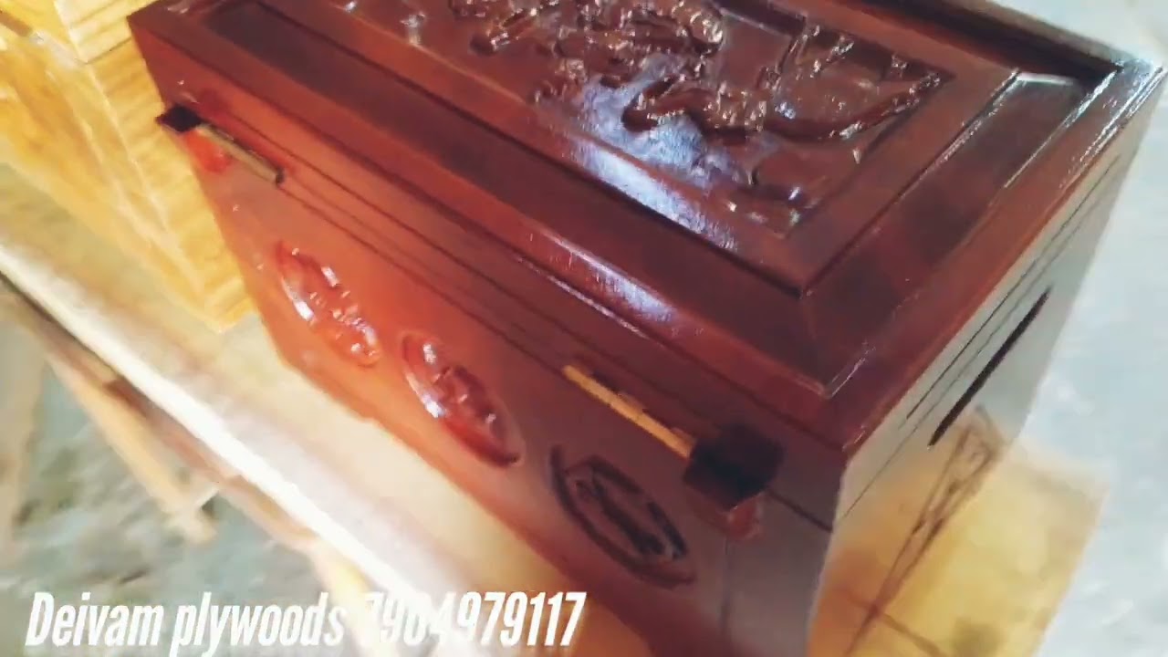 Mango wood Cash and jwellery box