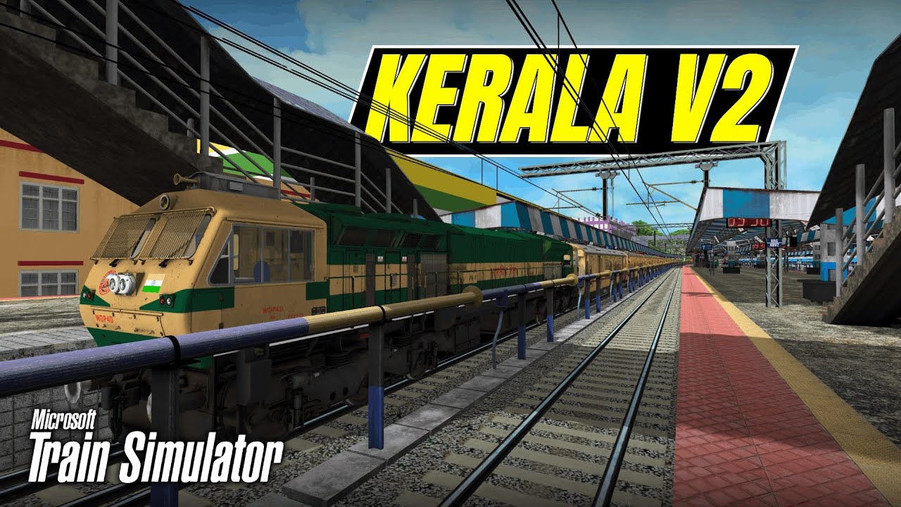 Kerala Scenic Run | 56609 Shoranur&ndash;Nilambur Passenger | WDP4D Diesel | MSTS Live