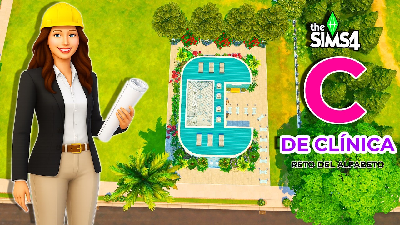 Letra C de Clínica Veterinaria 🐾💚Reto del Alfabeto en Los Sims 4