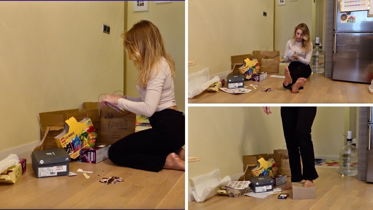 Crushing Cardboard & Tearing Paper –Real, Satisfying Recycling Sounds