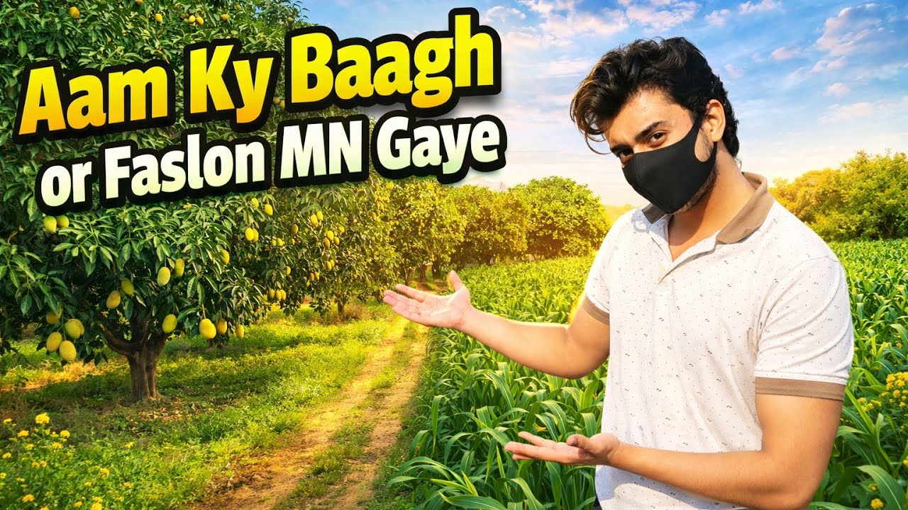 Aj rakbay py gaye | Aam ka Bagh b dekha😊