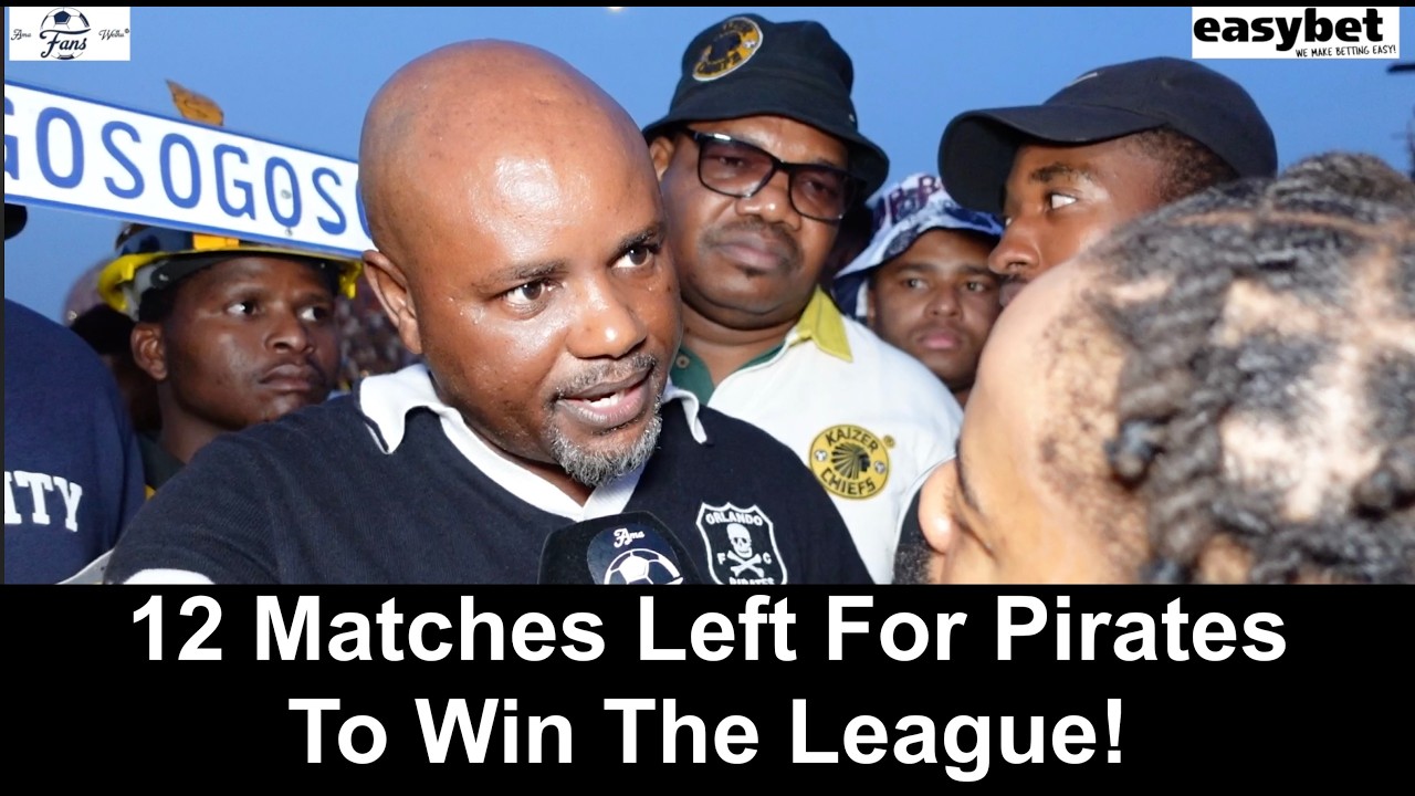 Kaizer Chiefs 0-3 Orlando Pirates | 12 Matches Left For Pirates To Win The League!