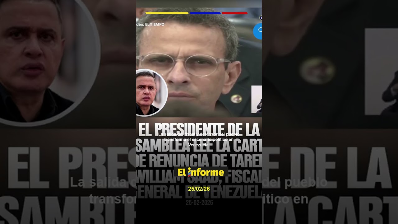 La salida del fiscal y defensor del pueblo transforma el escenario politico en Venezuela