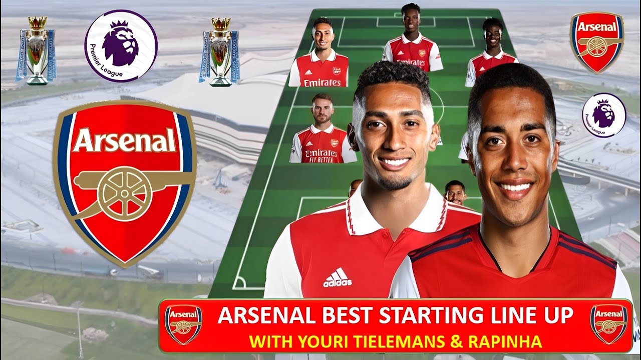 Arsenal Best Potential Lineup in 2023 with Transfer Targets YOURI TIELEMANS and RAPHINHA