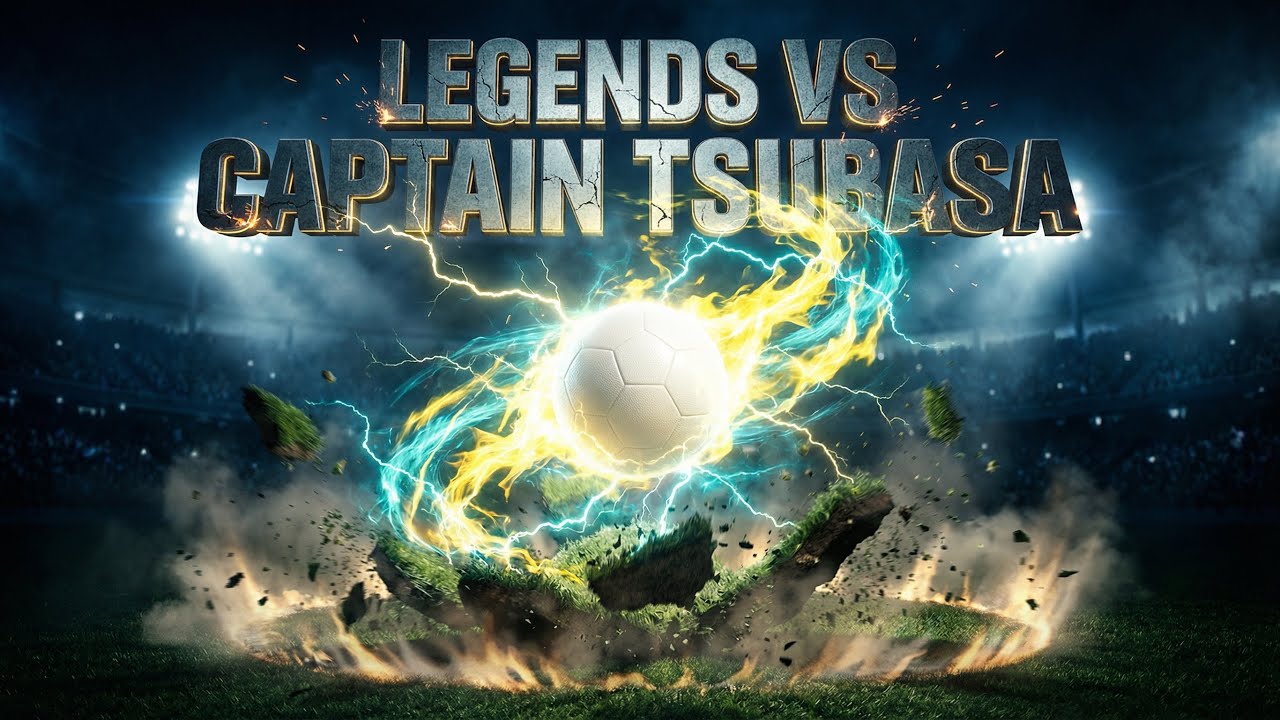 AI Legendary Football Match | Legends vs Captain Tsubasa (Super Campeones)