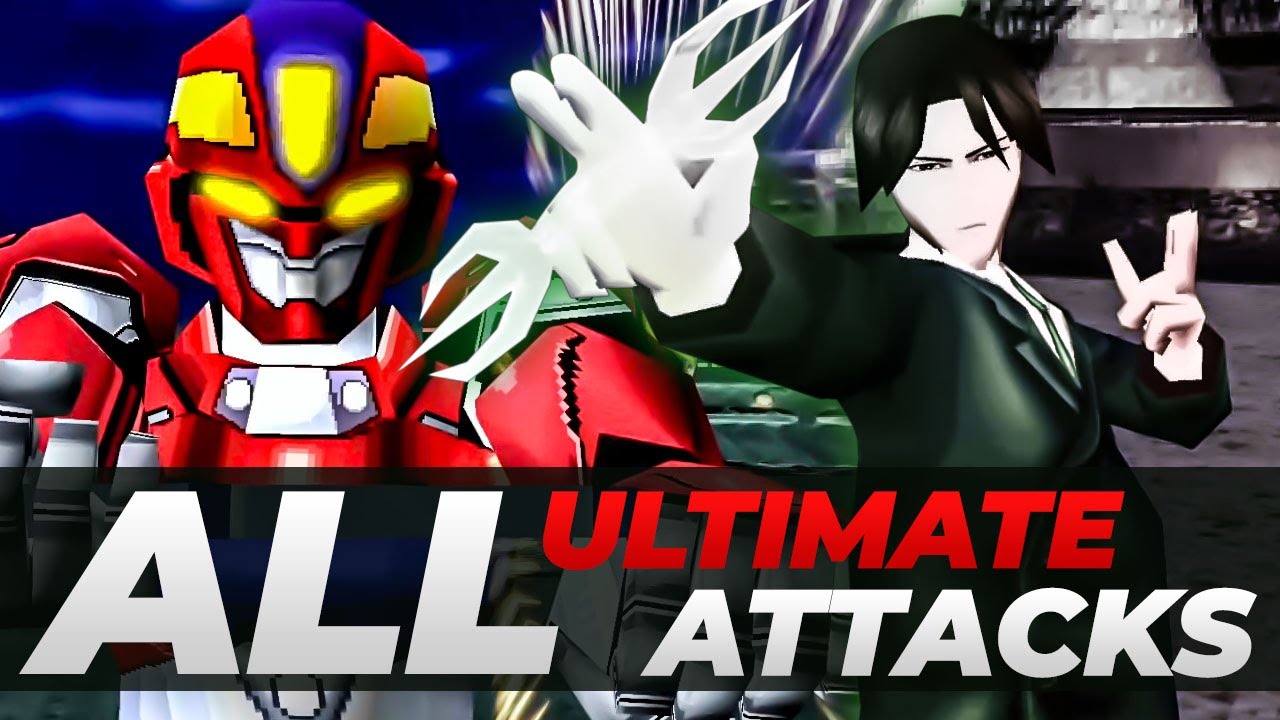EVIL ZONE(PS1) - ALL ULTIMATE ATTACKS