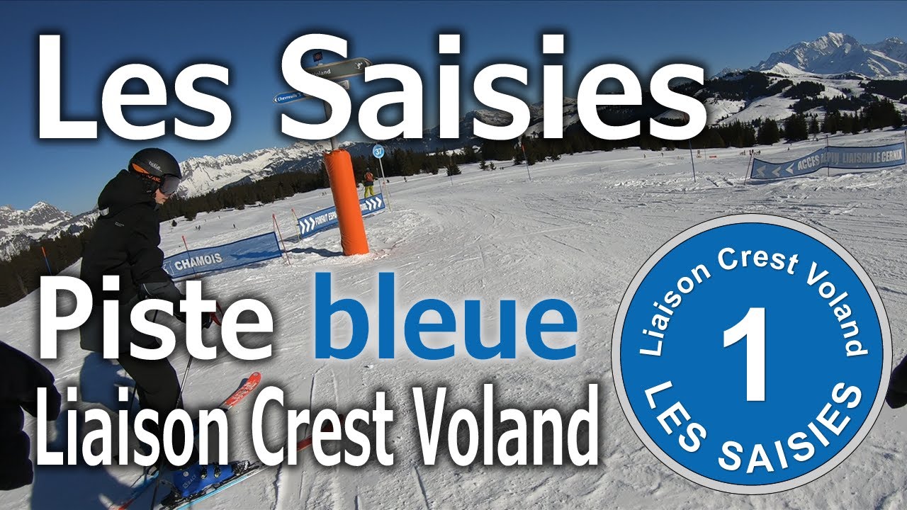 Les Saisies - Ski Alpin - Piste bleue 
