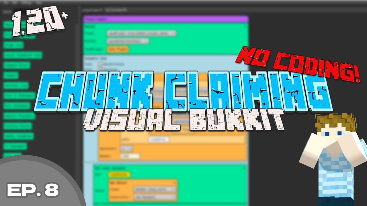Create a Chunk Claiming Plugin in Minecraft (Visual Bukkit Tutorial) | Ep. 8