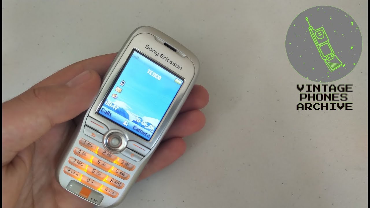 Sony Ericsson K500i Mobile phone menu browse, ringtones, games, wallpapers
