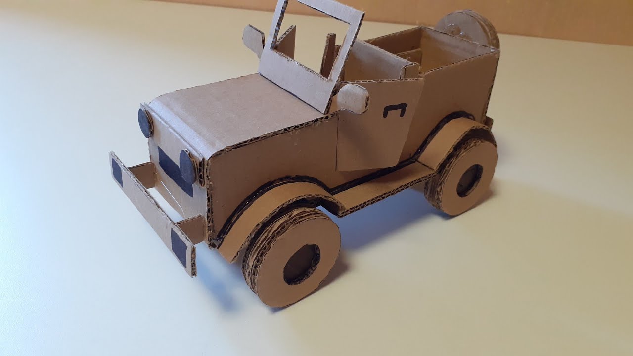 How To Make a Cаr from Cardboard | como hacer un carro de carton | कार्डबोर्ड से कार बनाना