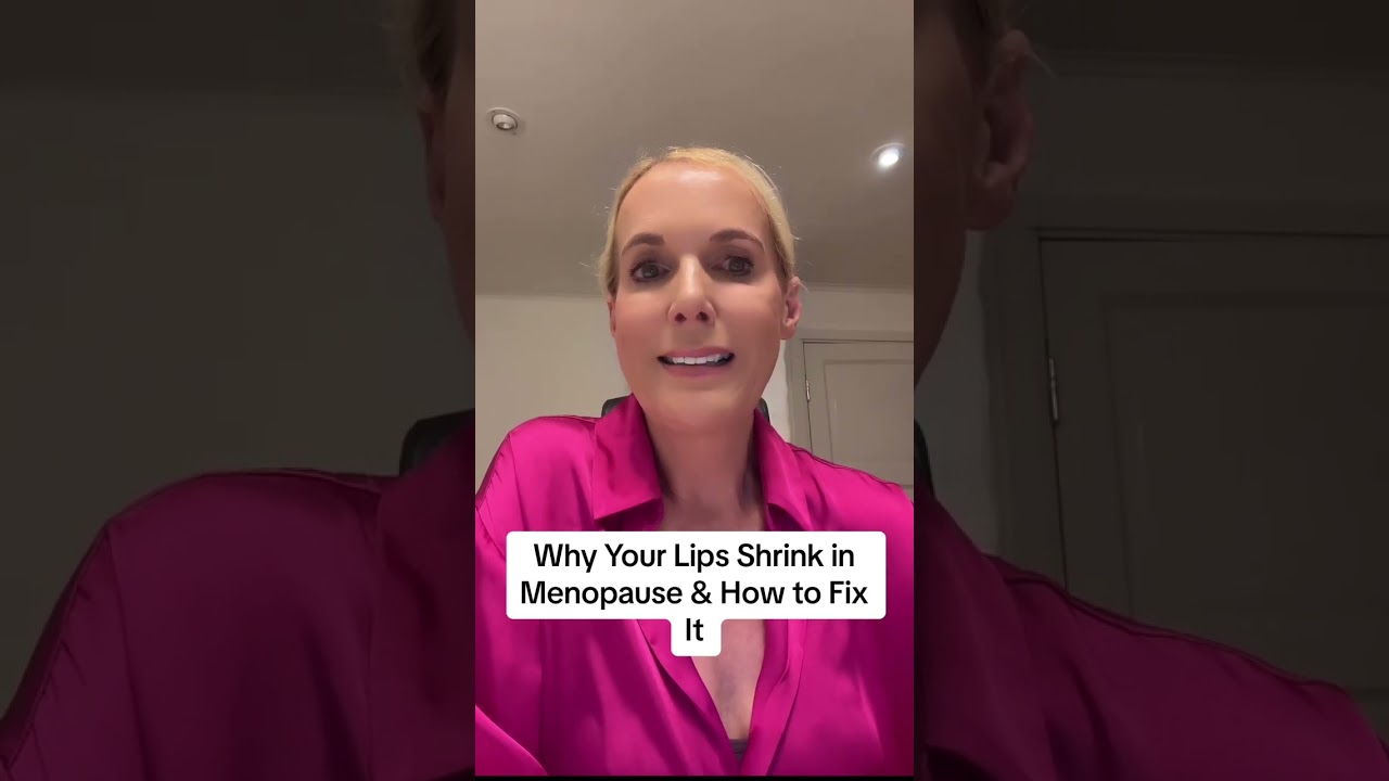 Why Your Lips Shrink in Menopause & How to Fix It 💋