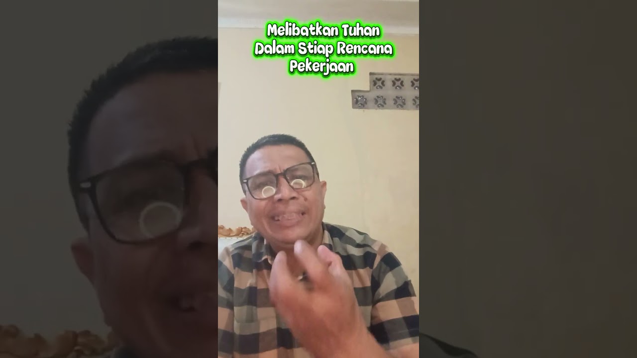 Melibatkan Tuhan dalam setiap rencana pekerjaan