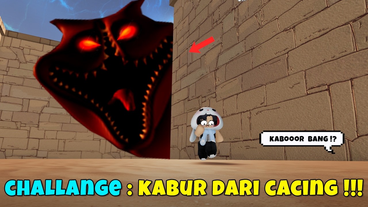 CACING INI HIDUP DI DALAM TUBUH KAMU ‼ ROBLOX LABIRIN CACING