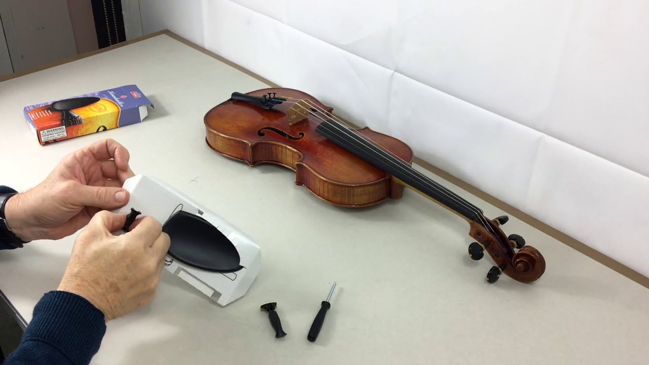 Wittner Violin Chinrest (Side Mounted Model), Unboxing and Fitting