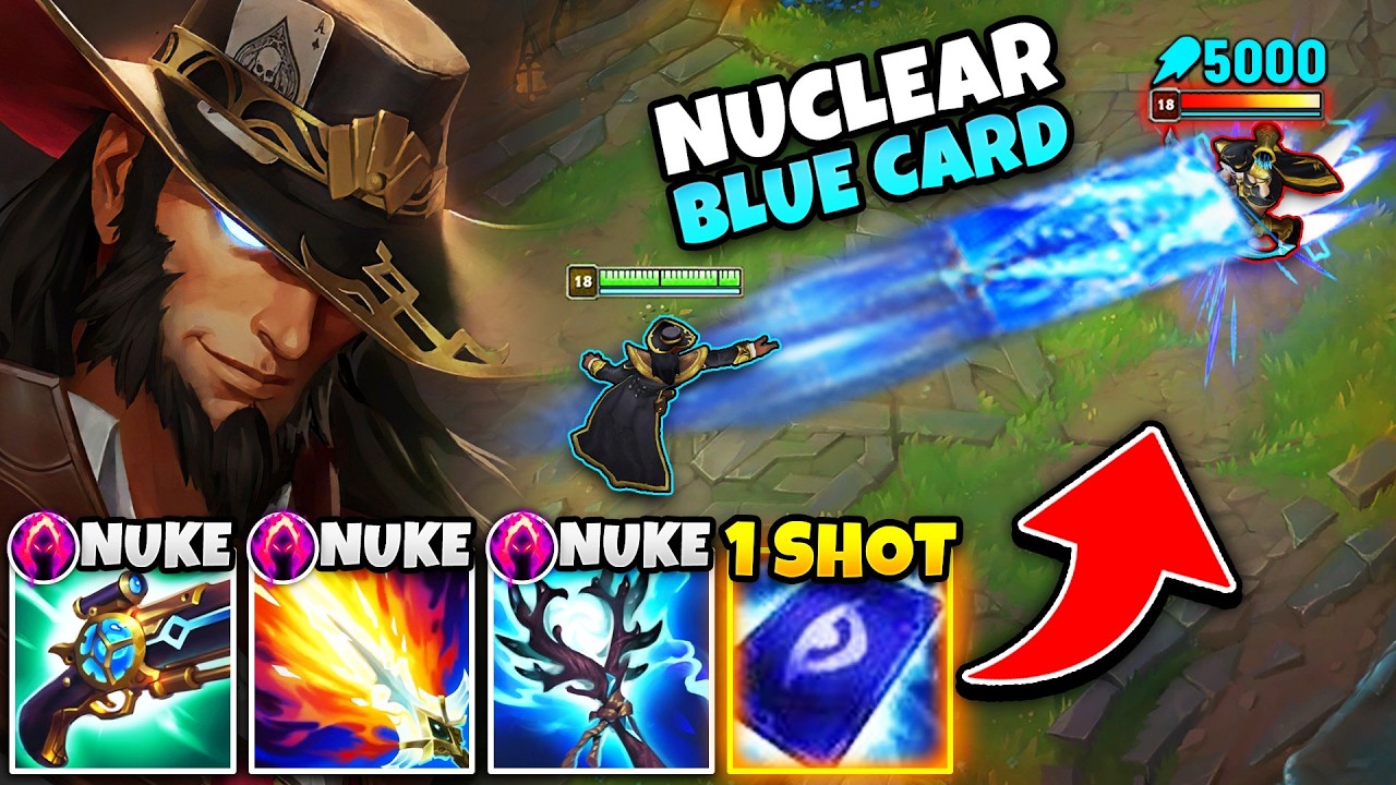 I BROKE THE GAME WITH 1000 AP TWISTED FATE! (ONE BLUE CARD = ONE KILL)