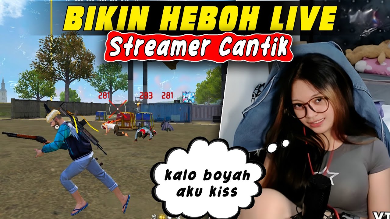 Prank Streamer Cantik Sampai Bikin Dia Heboh Dan Ucok Sampai Dapat Kiss