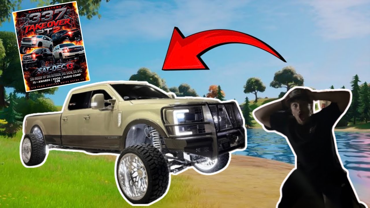 RICH Texas Kids *Takeover* Louisiana Squatted Truck Meet (Miller Customs Meet)