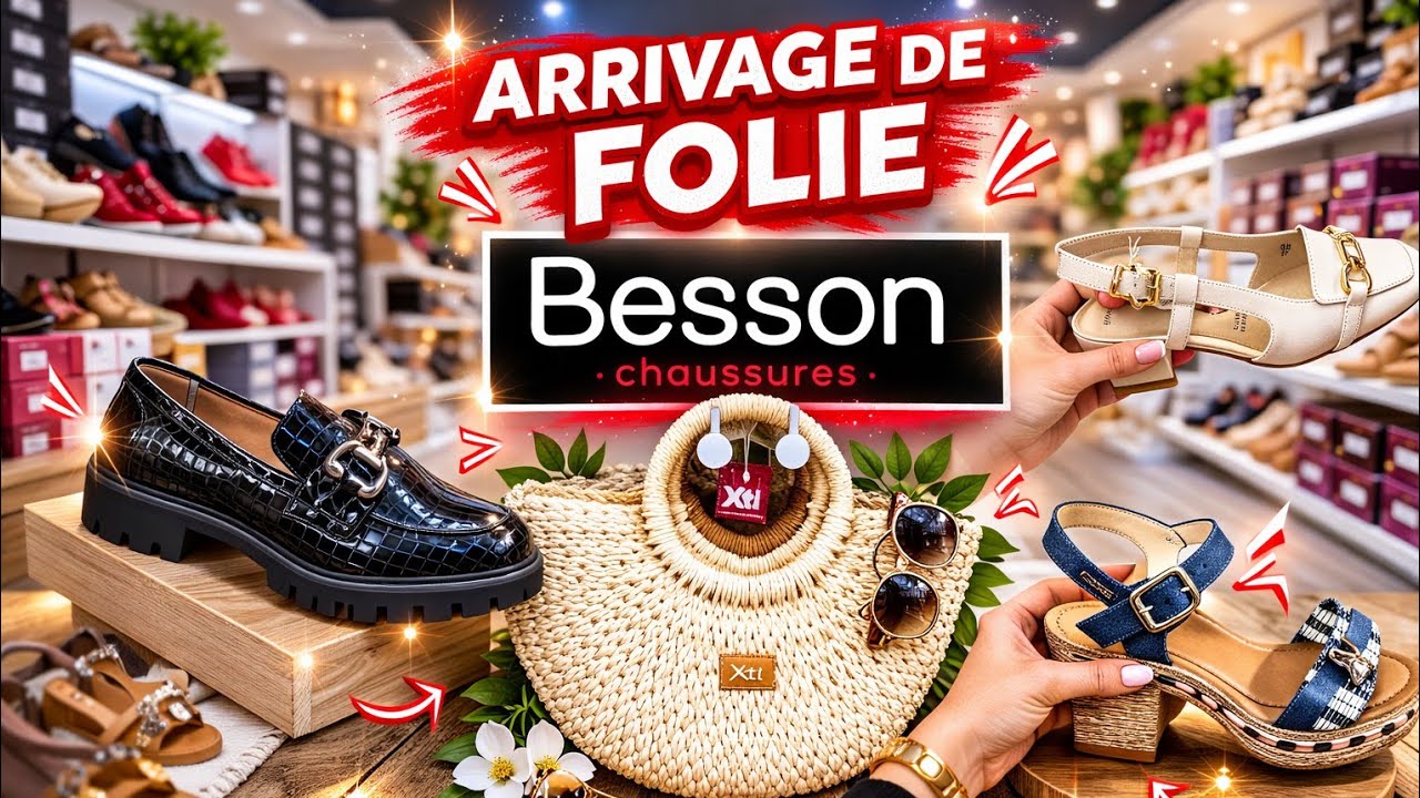 💥 MAXI arrivage Besson chaussures femme 👠 + Sacs INCROYABLES 😱 à ne pas rater ! 19/03/2026 
