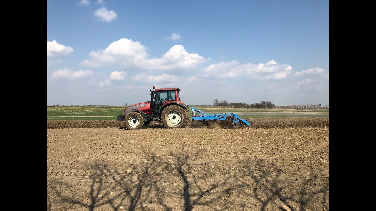 #103- Uprawa na głęboko pod pszenicę jarą- tata za sterami! Valtra T140+ Mandam Spec