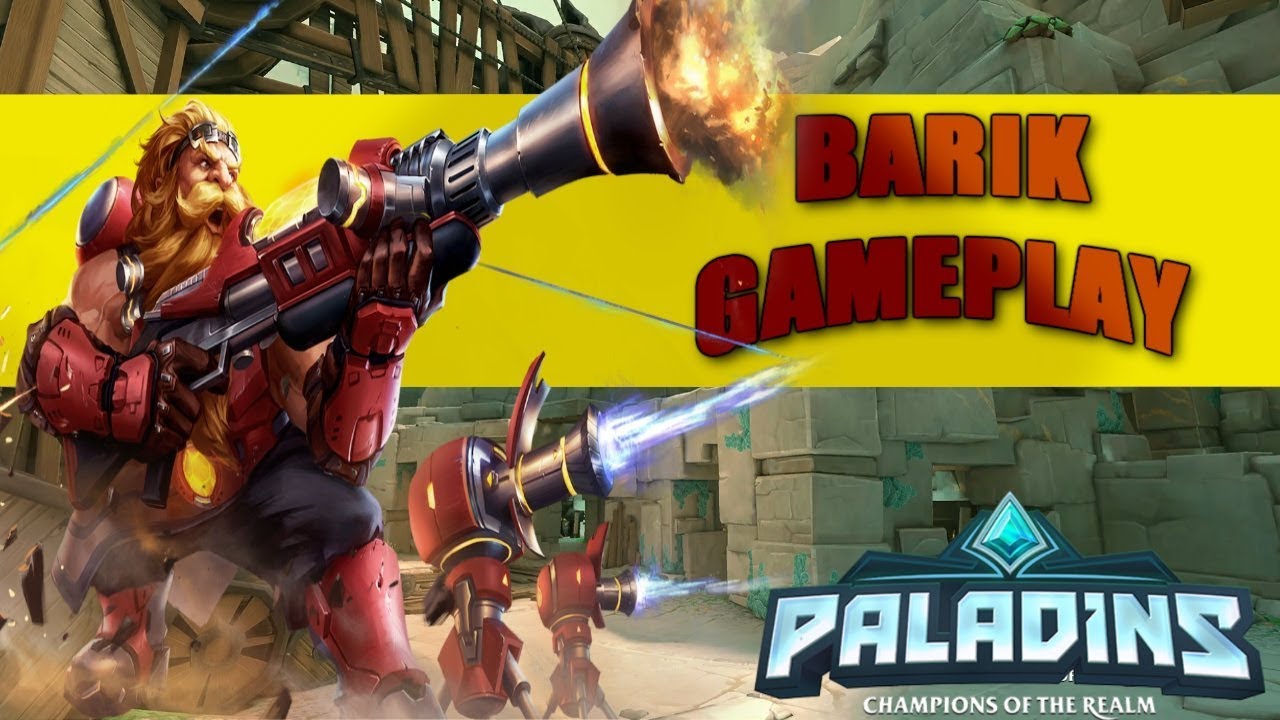 Paladins BARIK Gameplay : MY BARIK TURRET BUILD