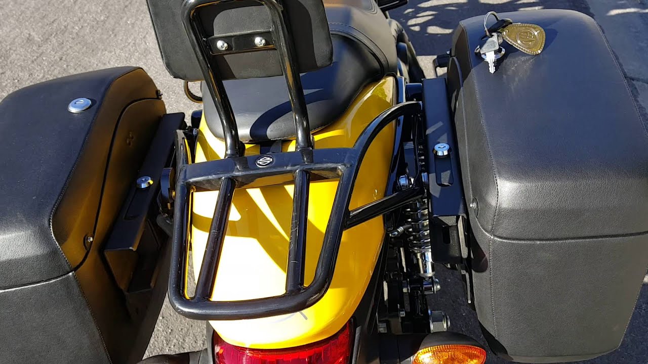 Viking Bags installed on 2015 HD Street XG750