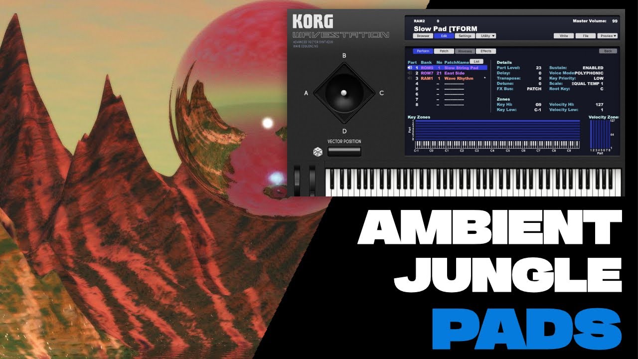 How to make 90s Atmospheric Jungle Pads (Korg Wavestation)