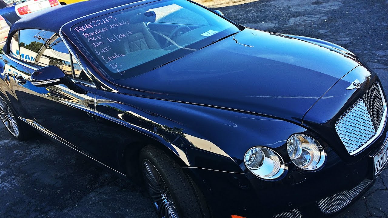 Bentley Continental GTC Convertible top replacement