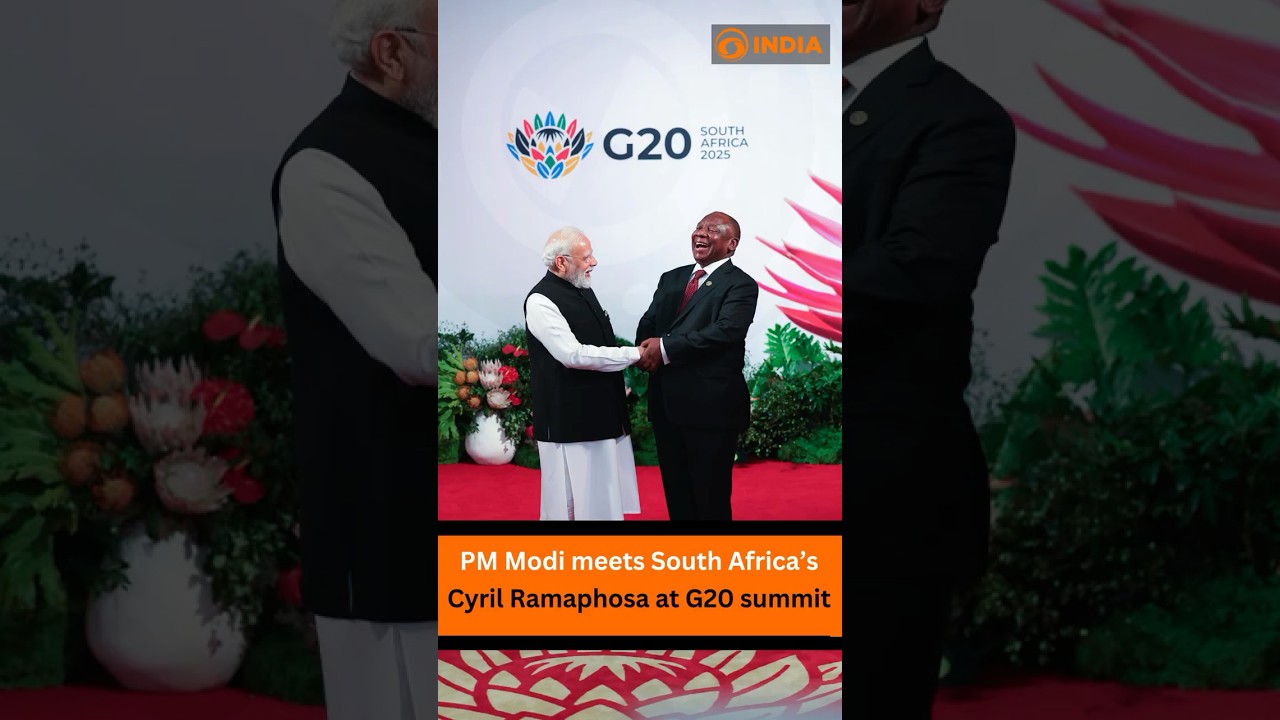 PM Modi meets South Africa&rsquo;s Cyril Ramaphosa at G20 summit