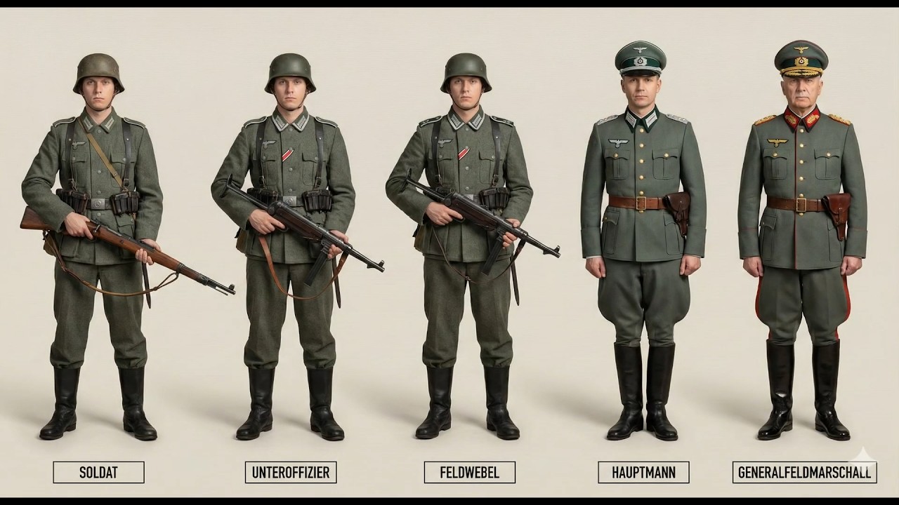 Every Rank in German Army During WW2 Explained