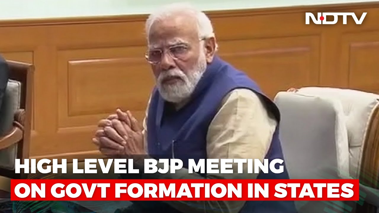 Meeting At PM's Residence Over UP, Other States' Government Formation