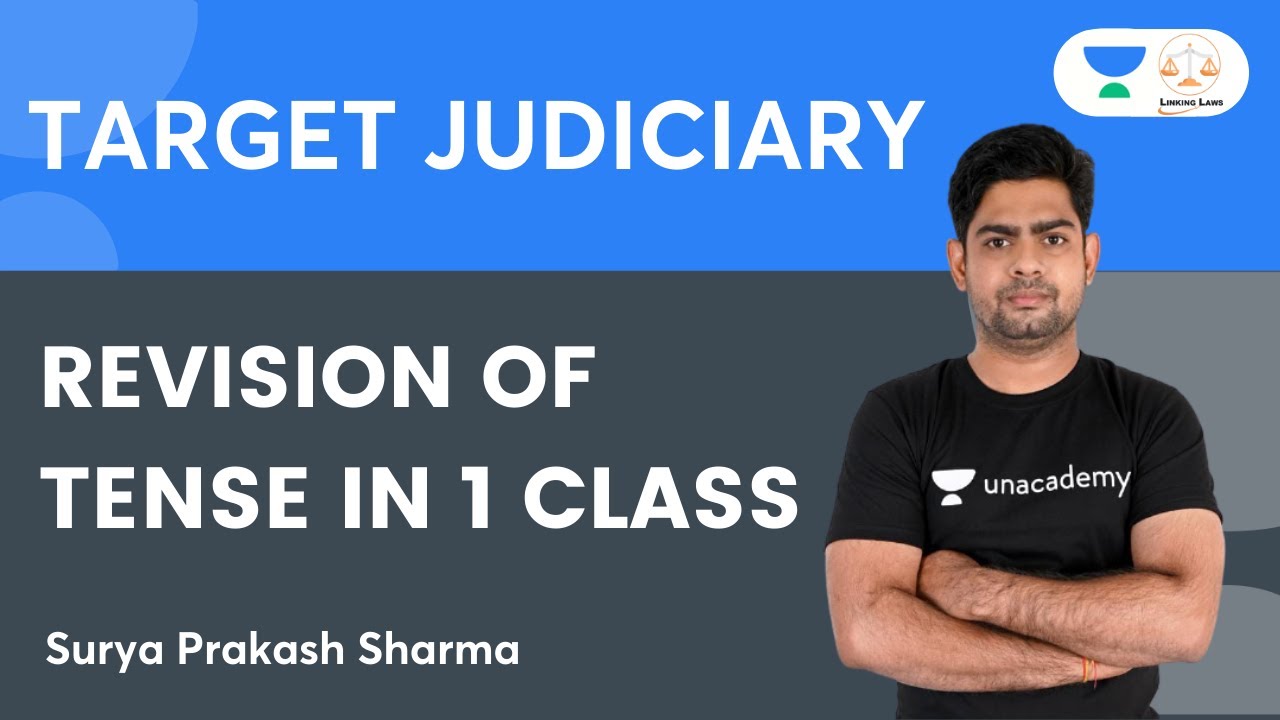 Revision of Tense in 1 class | Target Judiciary | Surya Prakash Sharma