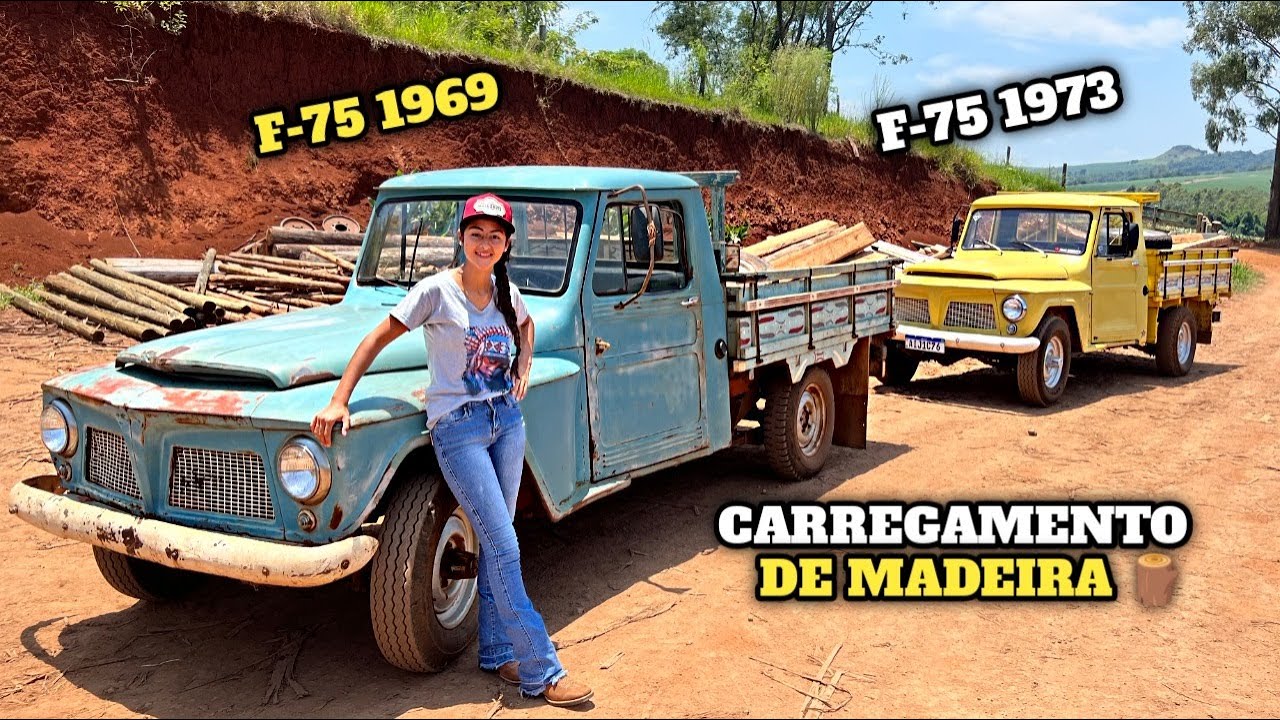 VIAGEM COM AS F-75 CARREGADAS DE MADEIRA!!!