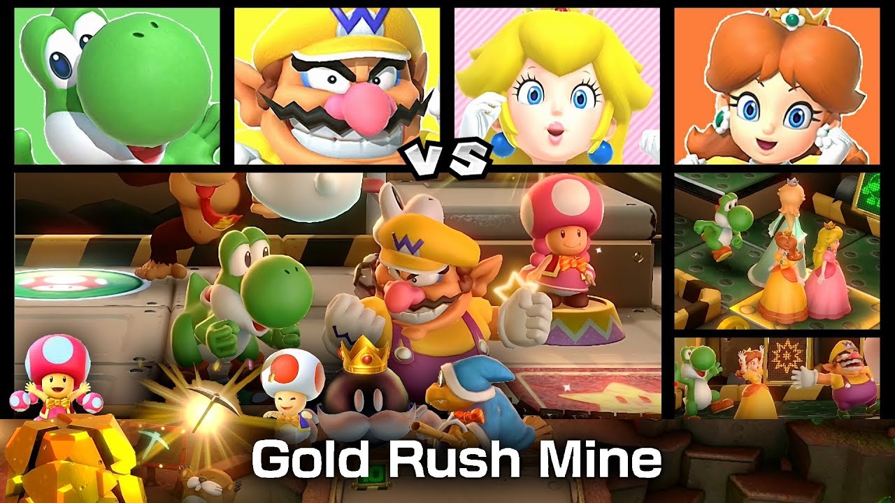 Super Mario Party Yoshi and Wario vs Peach and Daisy #42