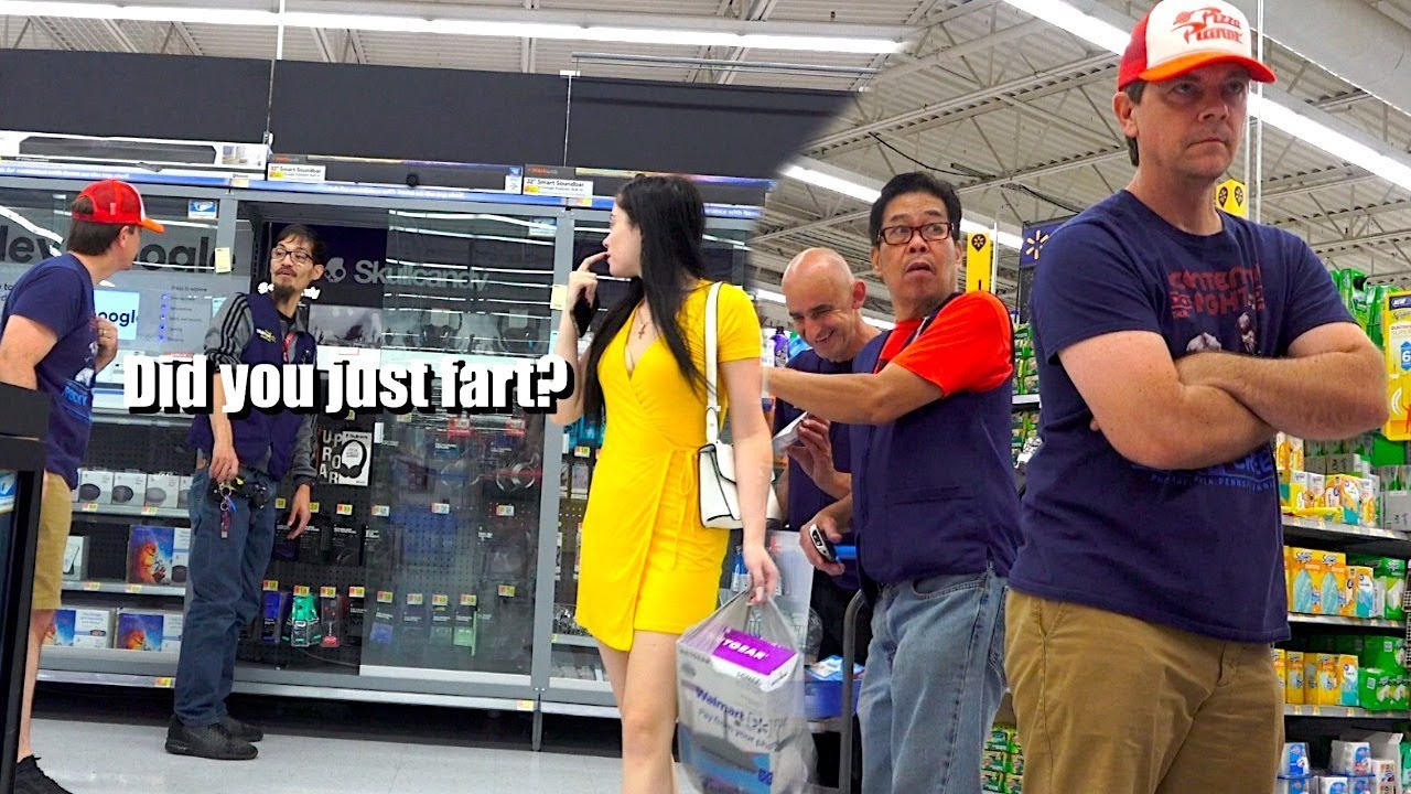 THE POOTER - Farting on People of Walmart - 