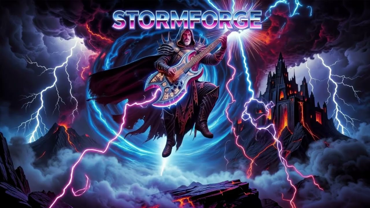 STORMFORGE | Synthwave x Heavy Metal Mix | Retro 80s Fantasy