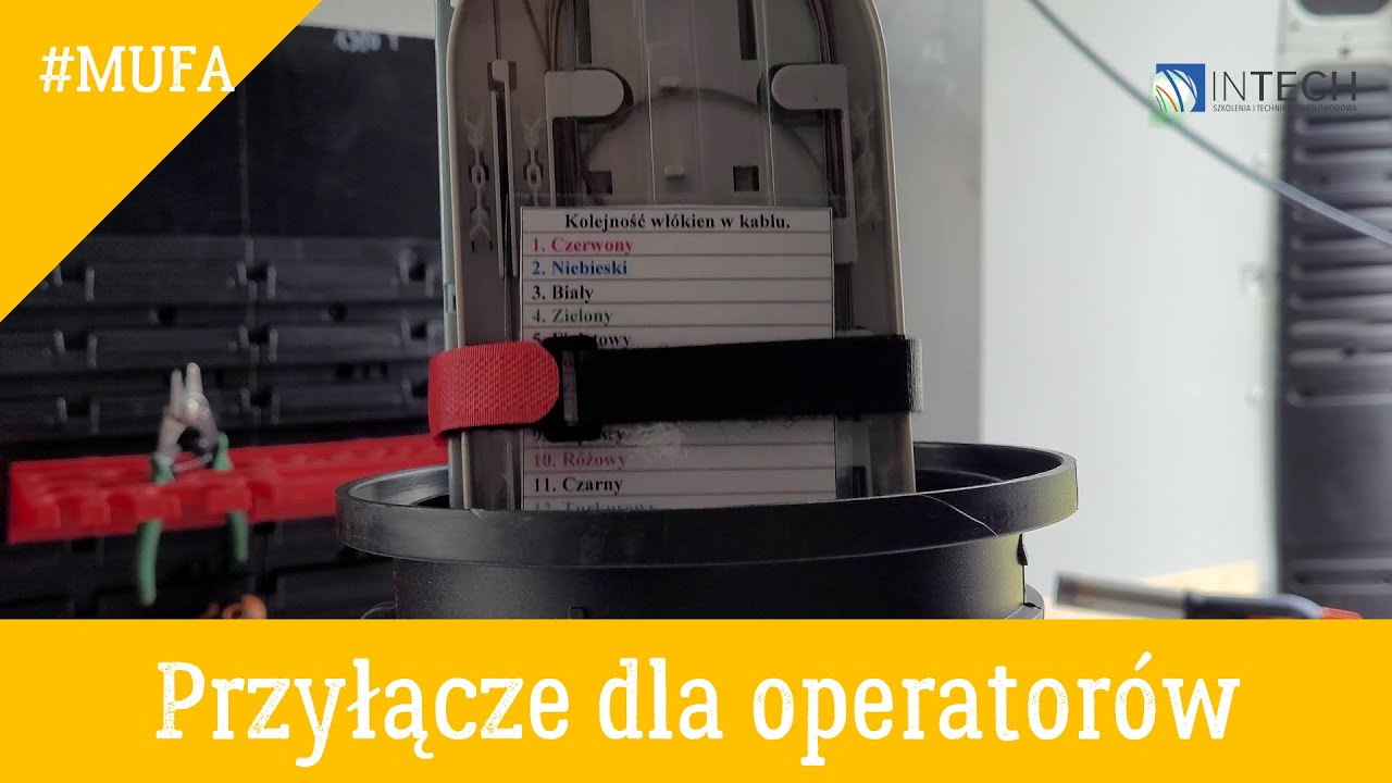 Budowa przyłącza światłowodowego dla operator&oacute;w #mufa #światłow&oacute;d #fiberoptics #singlemode #fujikura