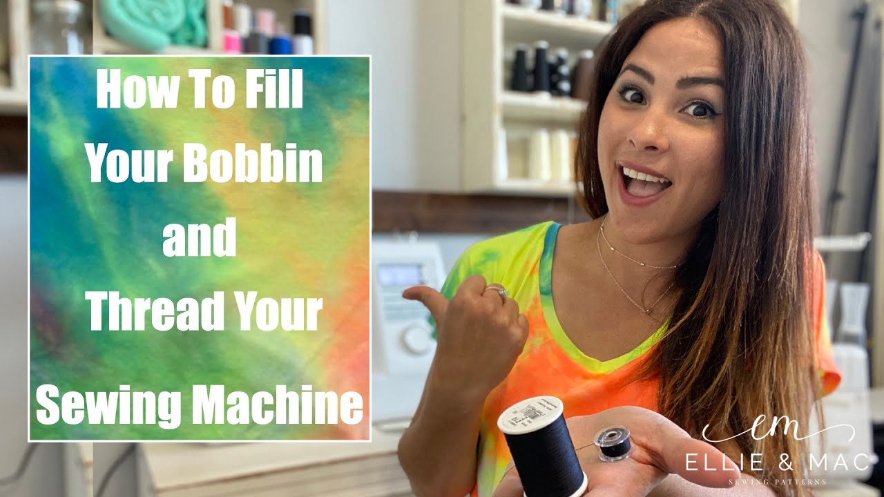 EASY and QUICK Tutorial on How To Get Started SEWING - Steps For Threading Your Sewing Machine