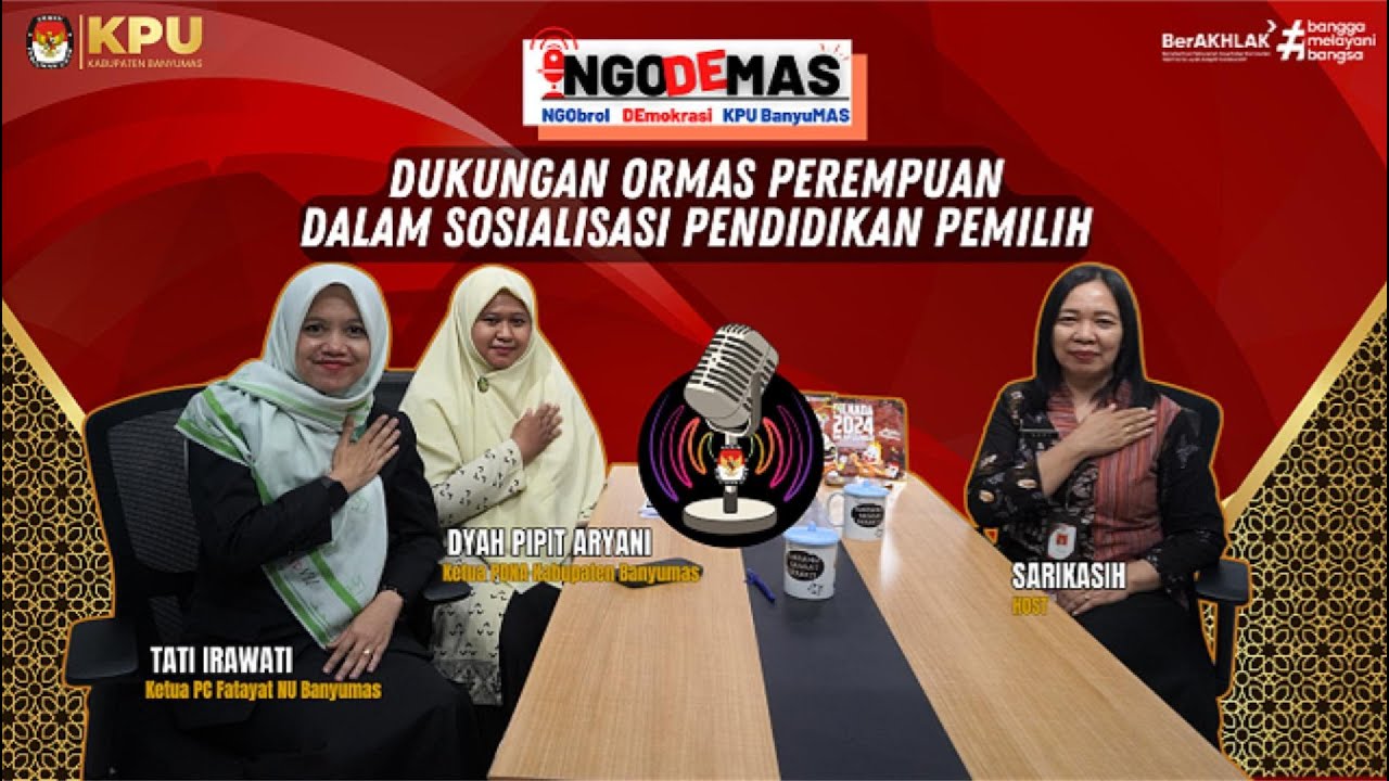 NGODEMAS Eps. 94 | Dukungan Ormas Perempuan Dalam Sosialisasi Pendidikan Pemilih - Edisi Hari Ibu
