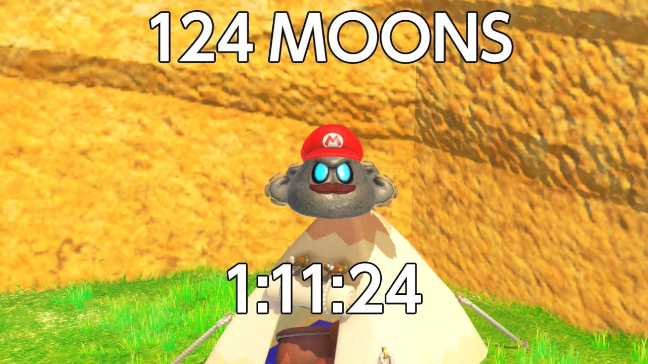 Super Mario Odyssey 124 Moons 1:11:24
