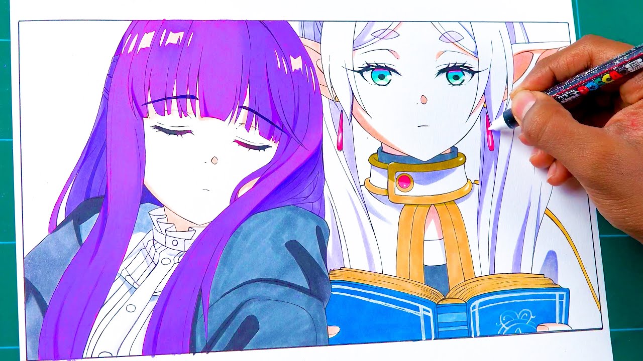 DRAWING - Frieren & Fern 🎨🖌️ || 葬送のフリーレン  #art #anime